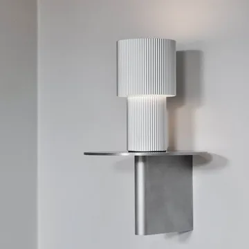 Lampa stołowa przenośna Iluma - Srebrny - Herstal