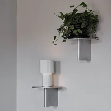 Lampa stołowa przenośna Iluma - Srebrny - Herstal