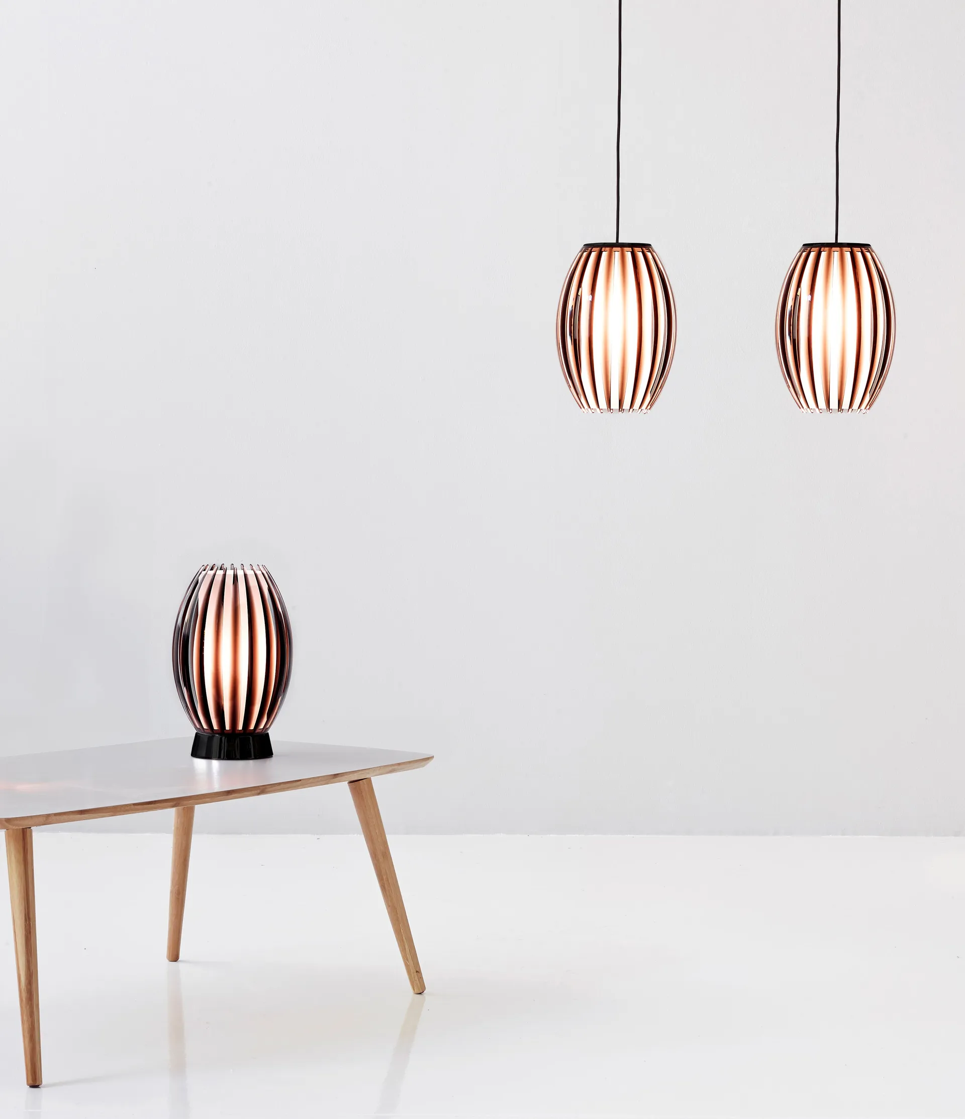 Lampa stołowa Tentacle M 34 cm, Czarny-ciemnoszary Herstal