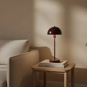 Lampa stołowa Vienda - Czerwień walentynkowa - Herstal