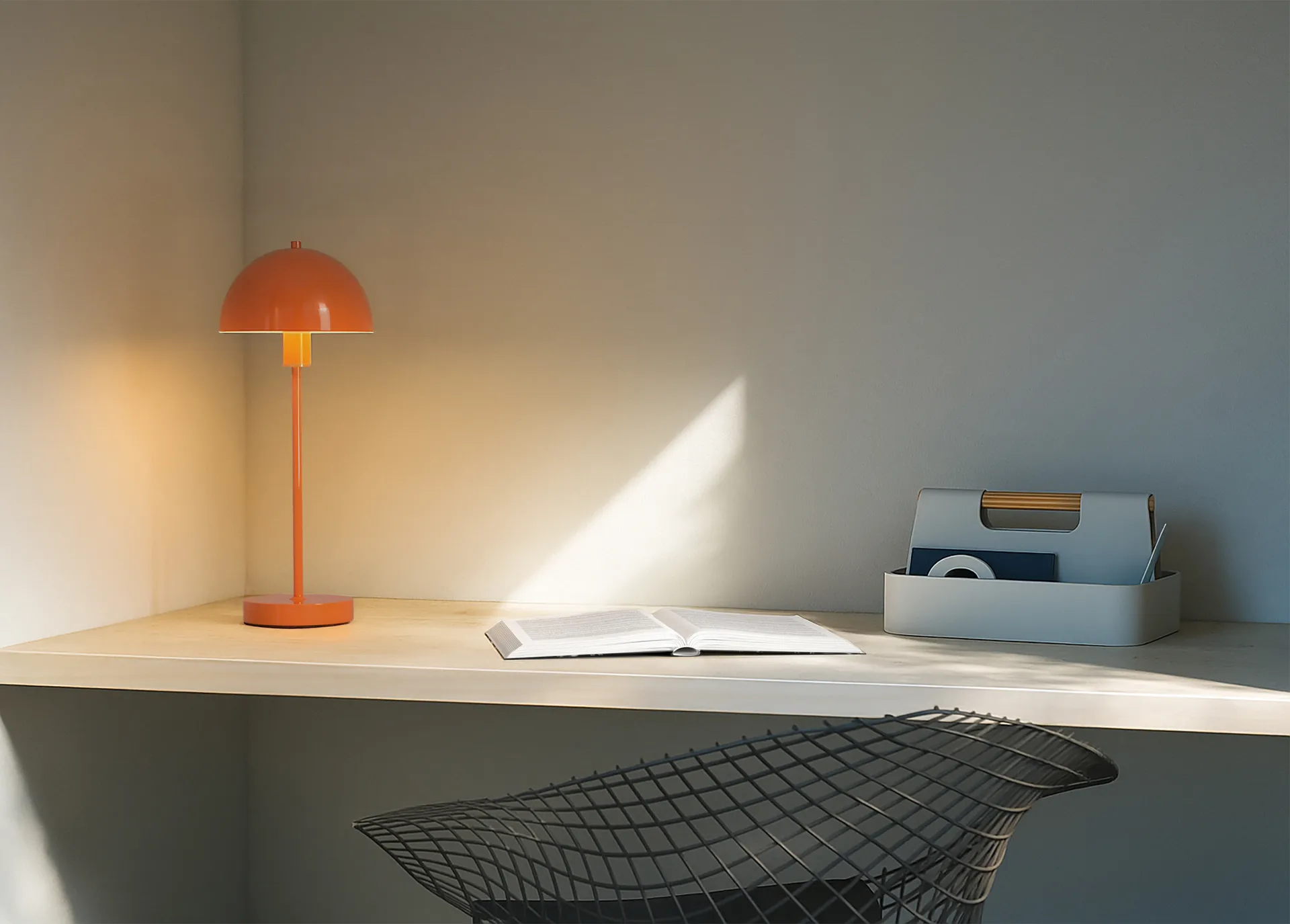 Lampa stołowa Vienda, Mandarin Herstal