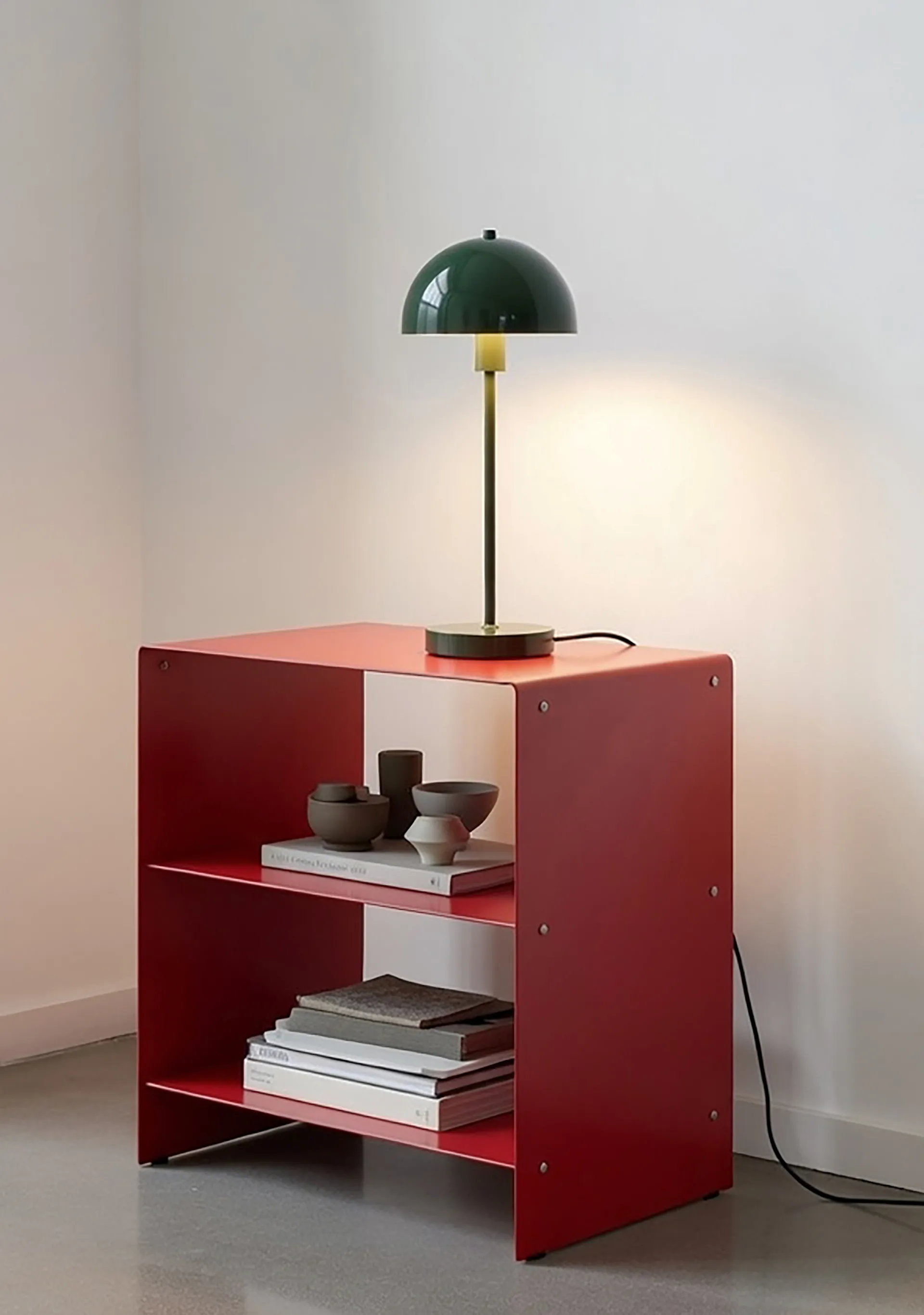 Lampa stołowa Vienda, Oak leaf green Herstal