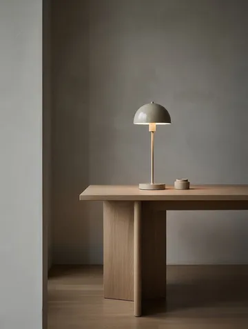 Lampa stołowa Vienda - Putty grey - Herstal
