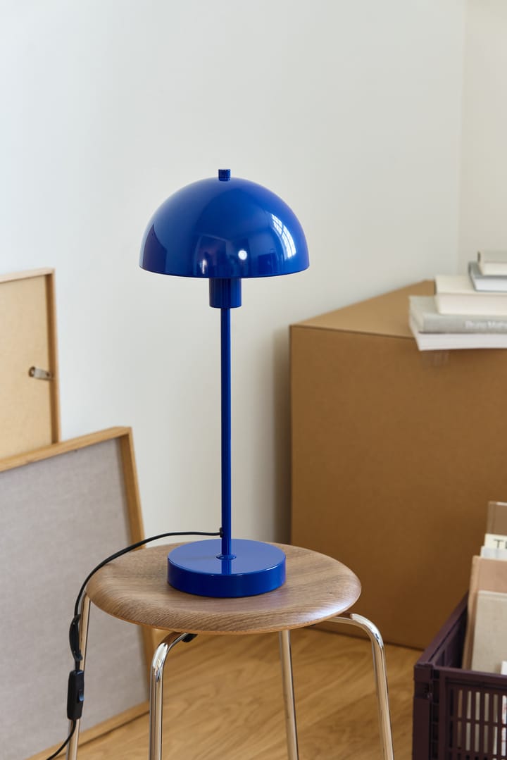 Lampa stołowa Vienda, Royal blue Herstal