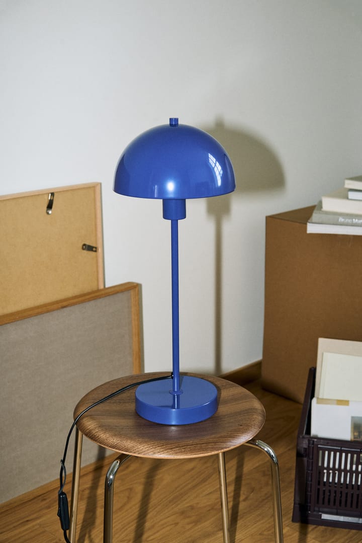 Lampa stołowa Vienda, Royal blue Herstal