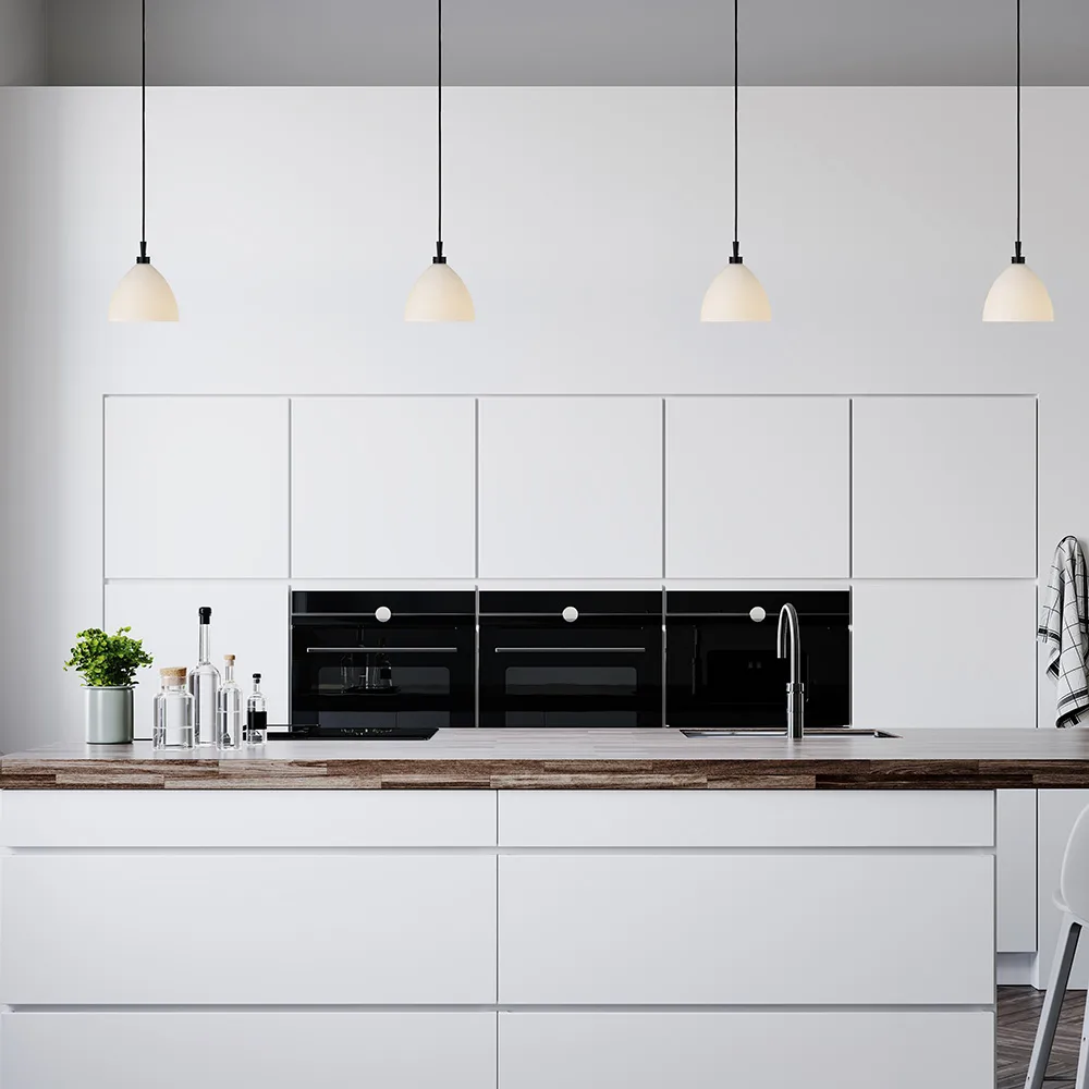 Lampa sufitowa Maxi Dove Ø30 cm, Czarny Herstal