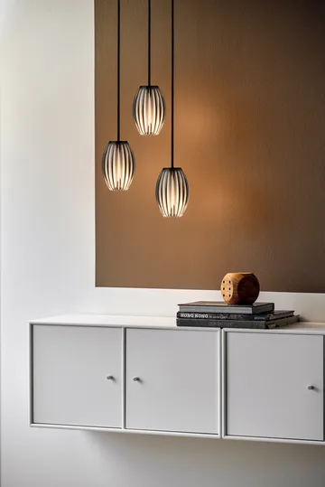 Lampa sufitowa Tentacle medium - Czarny-ciemnoszary - Herstal