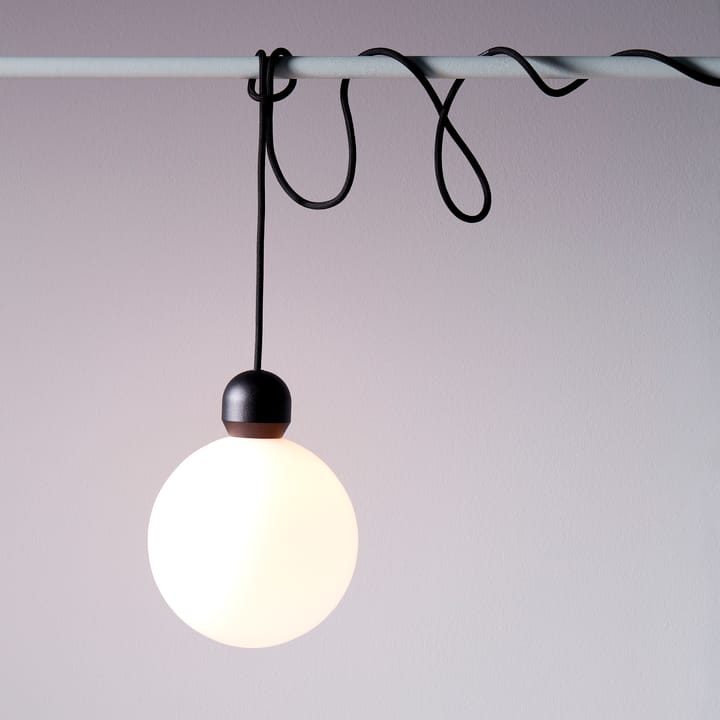 Wisząca lampa Atom , Czarny Herstal