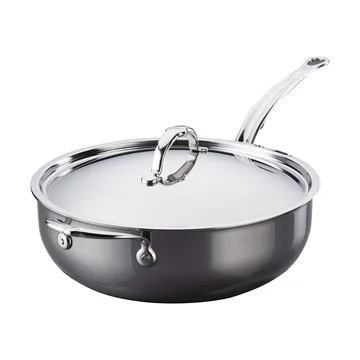 Głęboka patelnia z pokrywką Hestan Nanobond 4,7 L - Stal nierdzewna - Hestan