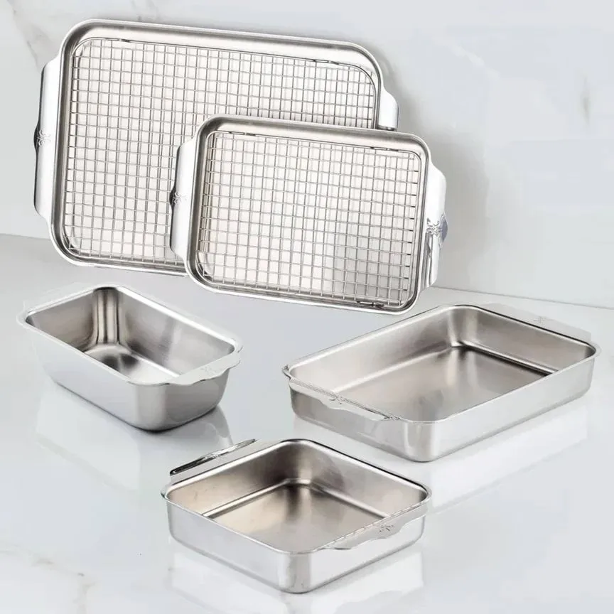 Hestan Ovenbond essential zestaw do piekarnika, Stal nierdzewna, 7 części Hestan