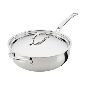 Hestan ProBond Luxe patelnia uniwersalna z pokrywką - Stal nierdzewna, pomocniczy uchwyt - Hestan