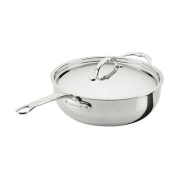 Hestan ProBond Luxe patelnia uniwersalna z pokrywką - Stal nierdzewna, pomocniczy uchwyt - Hestan