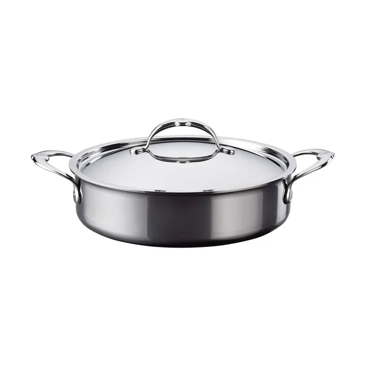 Patelnia sauté z pokrywką Hestan Nanobond 26 cm - Stal nierdzewna - Hestan