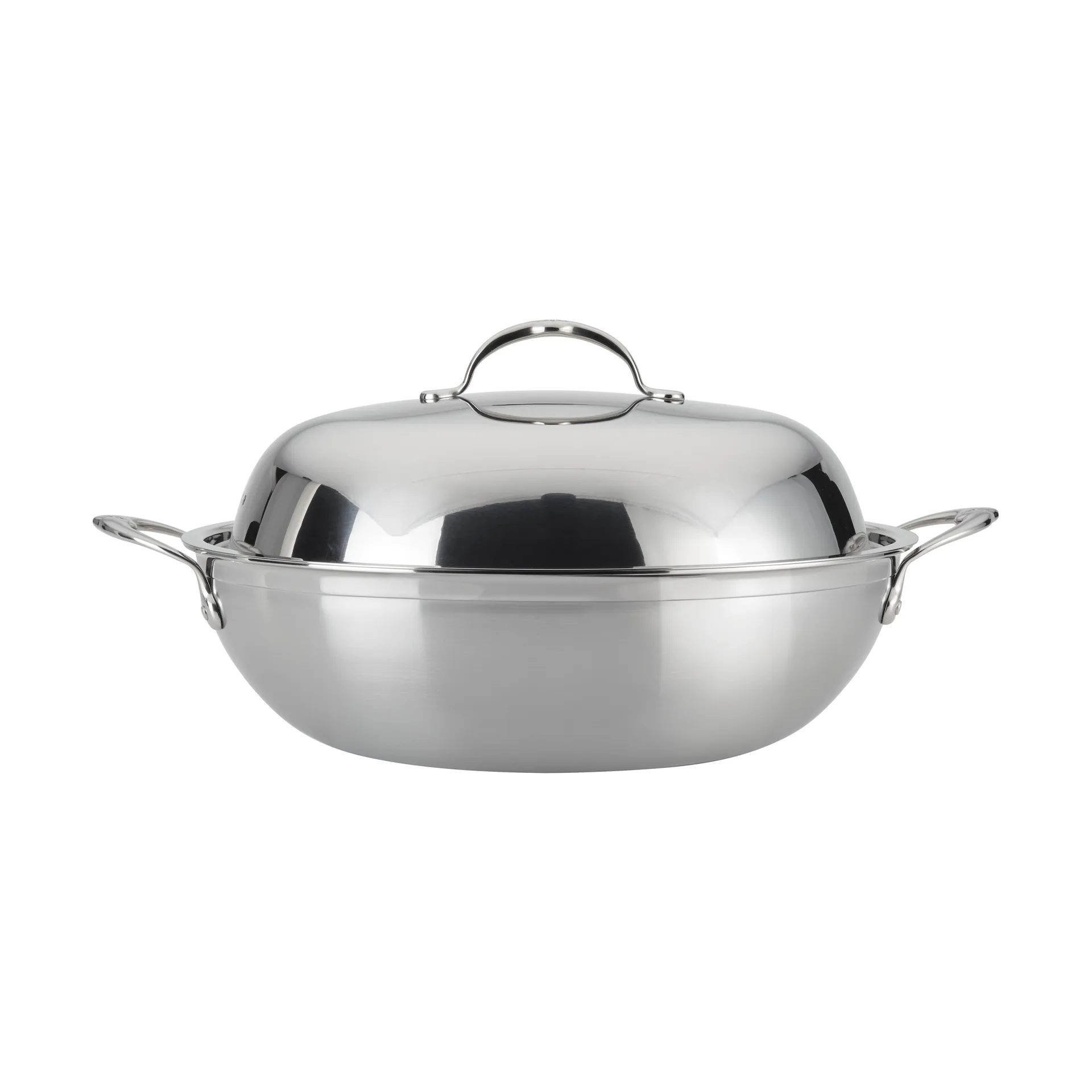 Wok z pokrywką Hestan Probond 36 cm, Stal nierdzewna Hestan