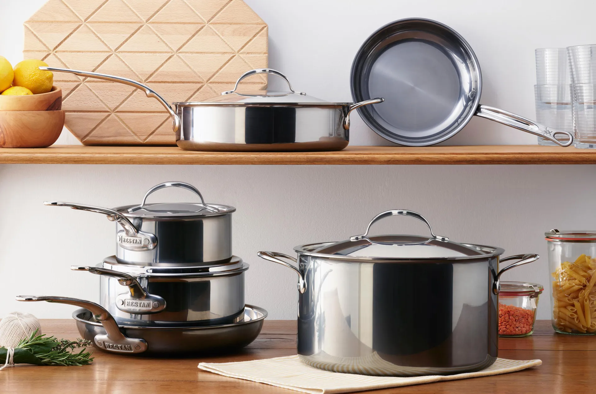 Zestaw garnków i patelni Hestan Nanobond, 10 elementów Hestan