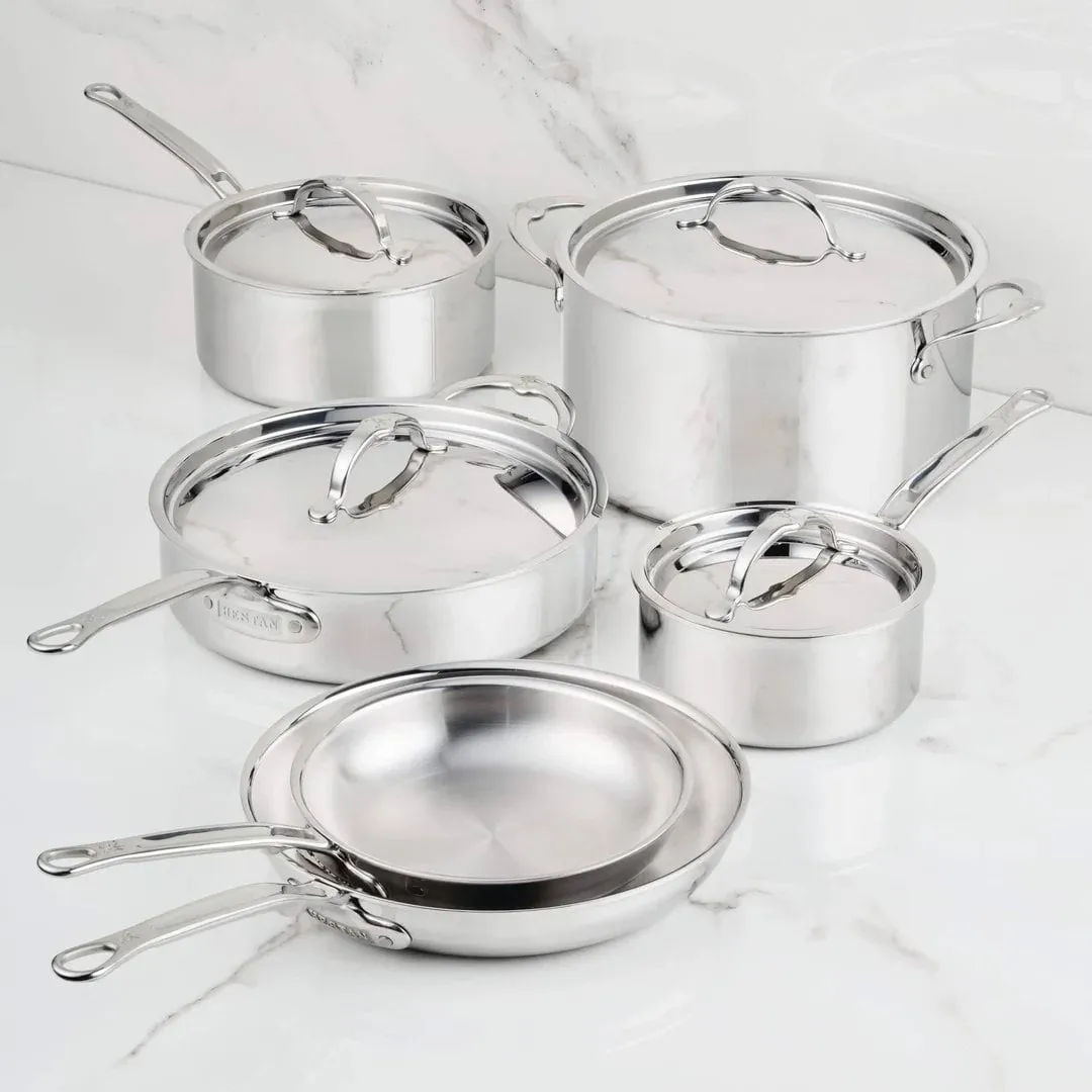 Zestaw garnków i patelni Hestan ProBond Luxe, Stal nierdzewna, 10 części Hestan