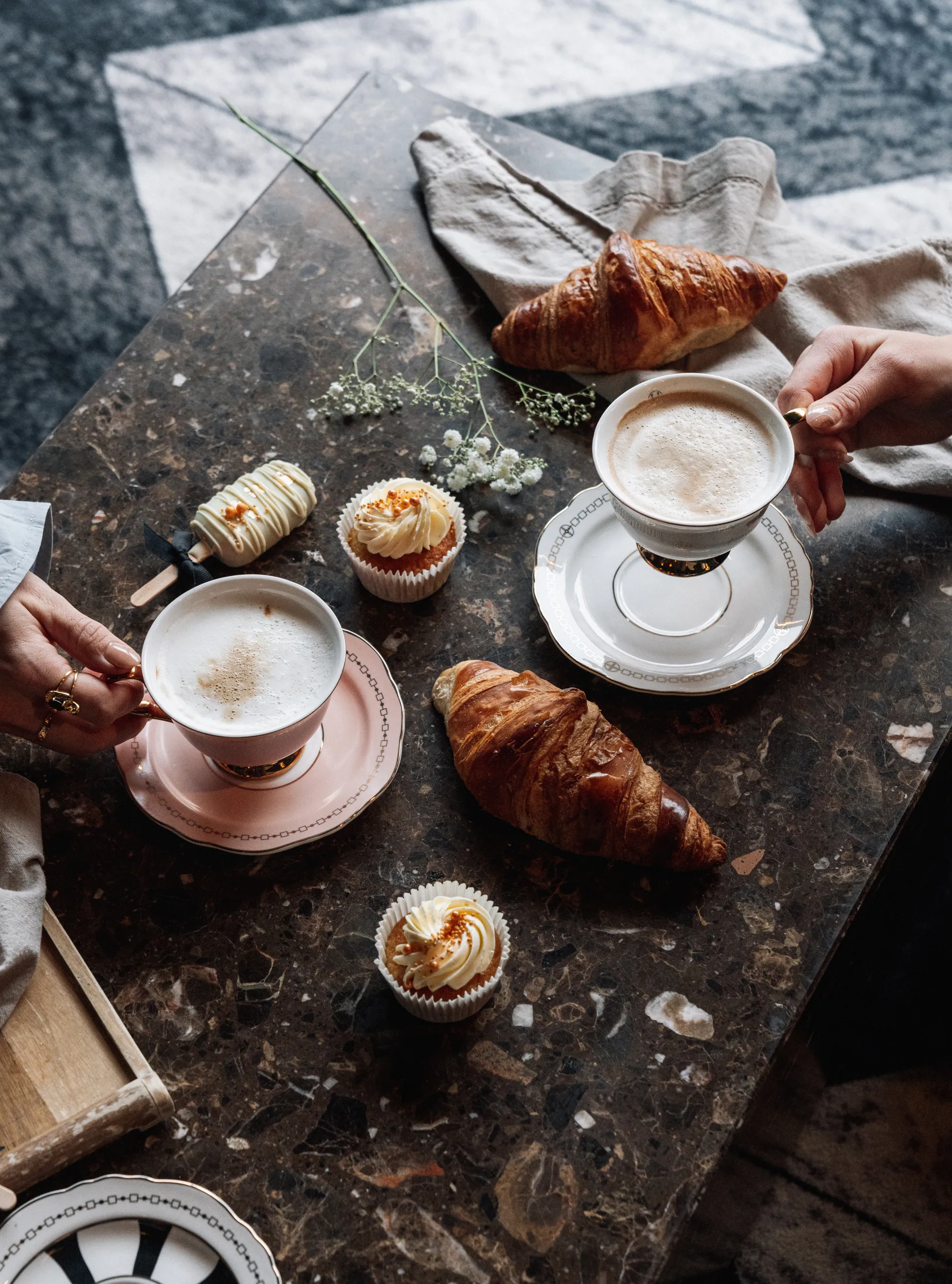 Filiżanka ze spodkiem Anima Cielo Rosa, 220 ml Hilke Collection