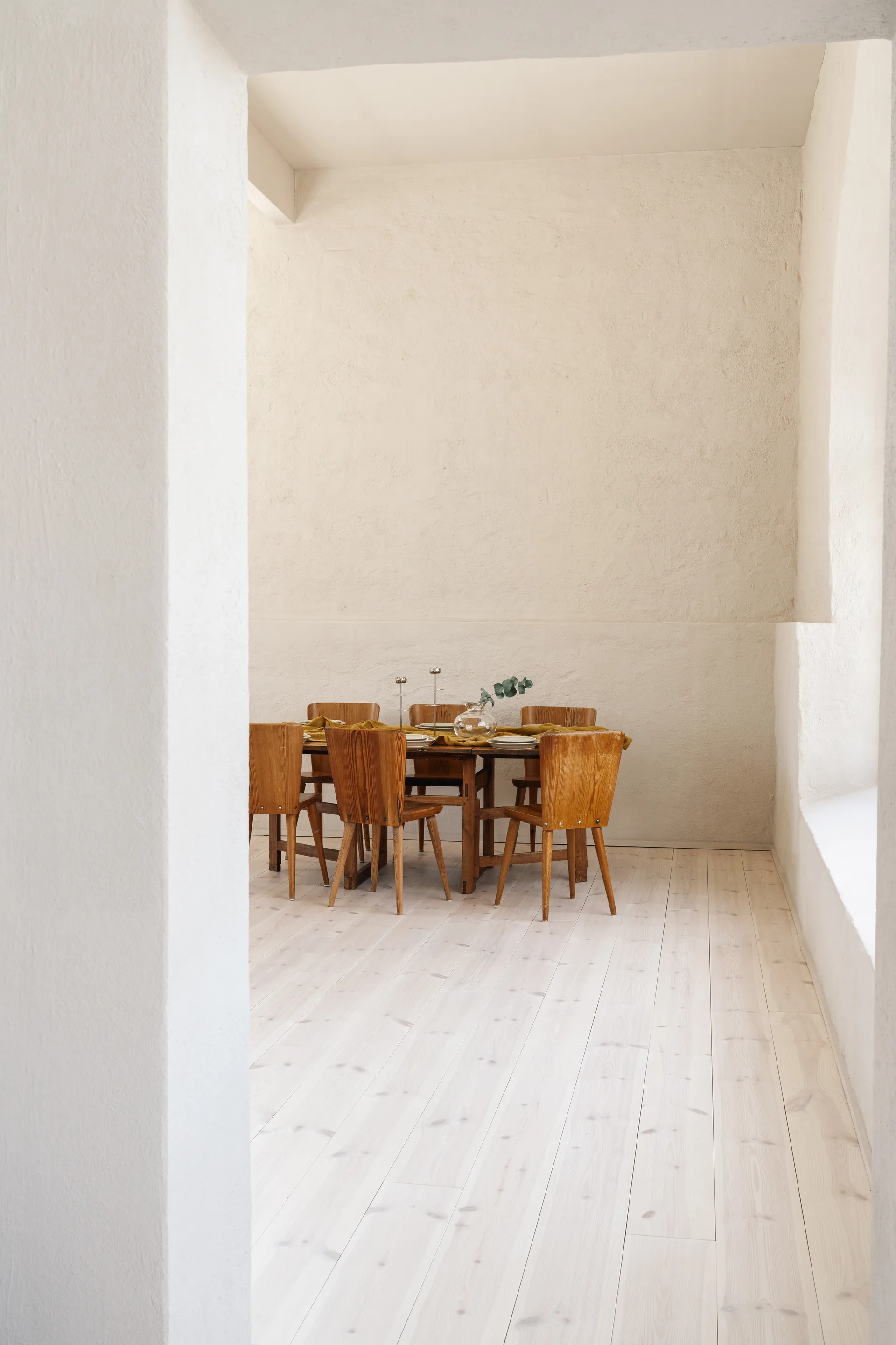 Ninfea Alta świecznik 35 cm, Niklowany mosiądz Hilke Collection