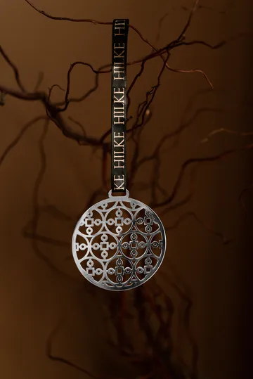 Ozdoba choinkowa Anima Gemella 2 - Mosiądz niklowany - Hilke Collection