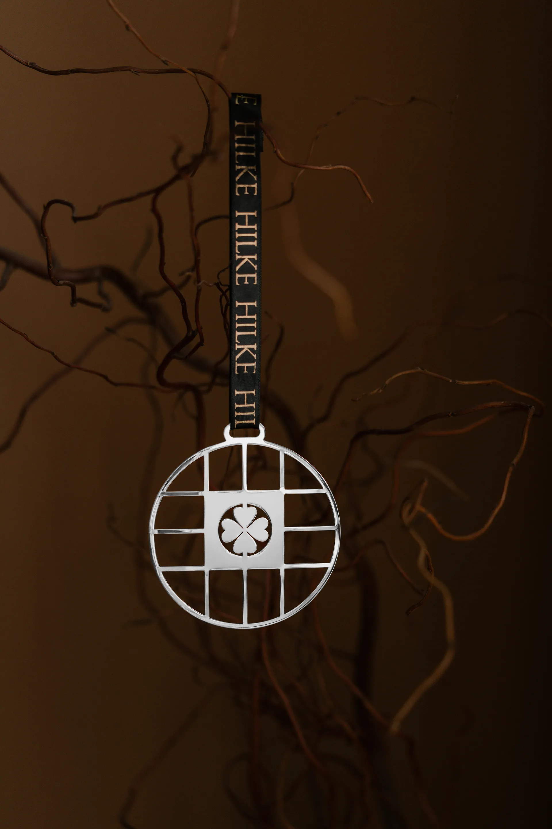 Ozdoba choinkowa Felicità, Mosiądz niklowany Hilke Collection