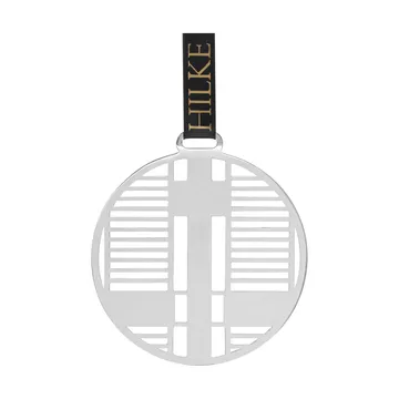 Ozdoba na choinkę Piano - Mosiądz niklowany - Hilke Collection