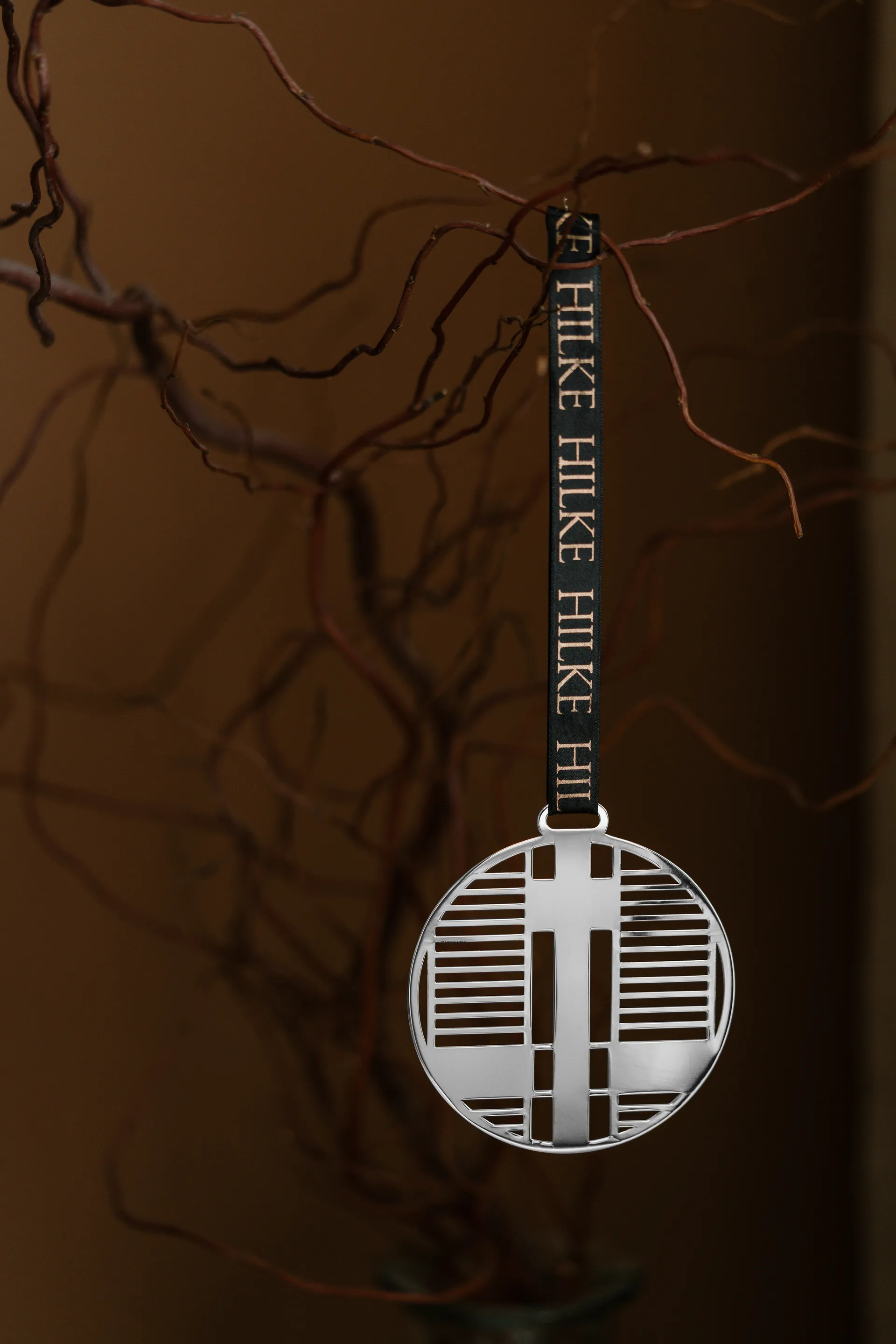 Ozdoba na choinkę Piano, Mosiądz niklowany Hilke Collection