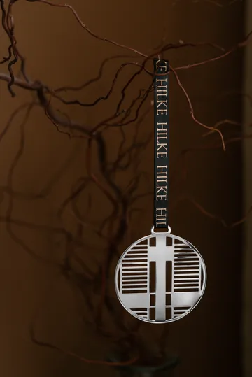 Ozdoba na choinkę Piano - Mosiądz niklowany - Hilke Collection