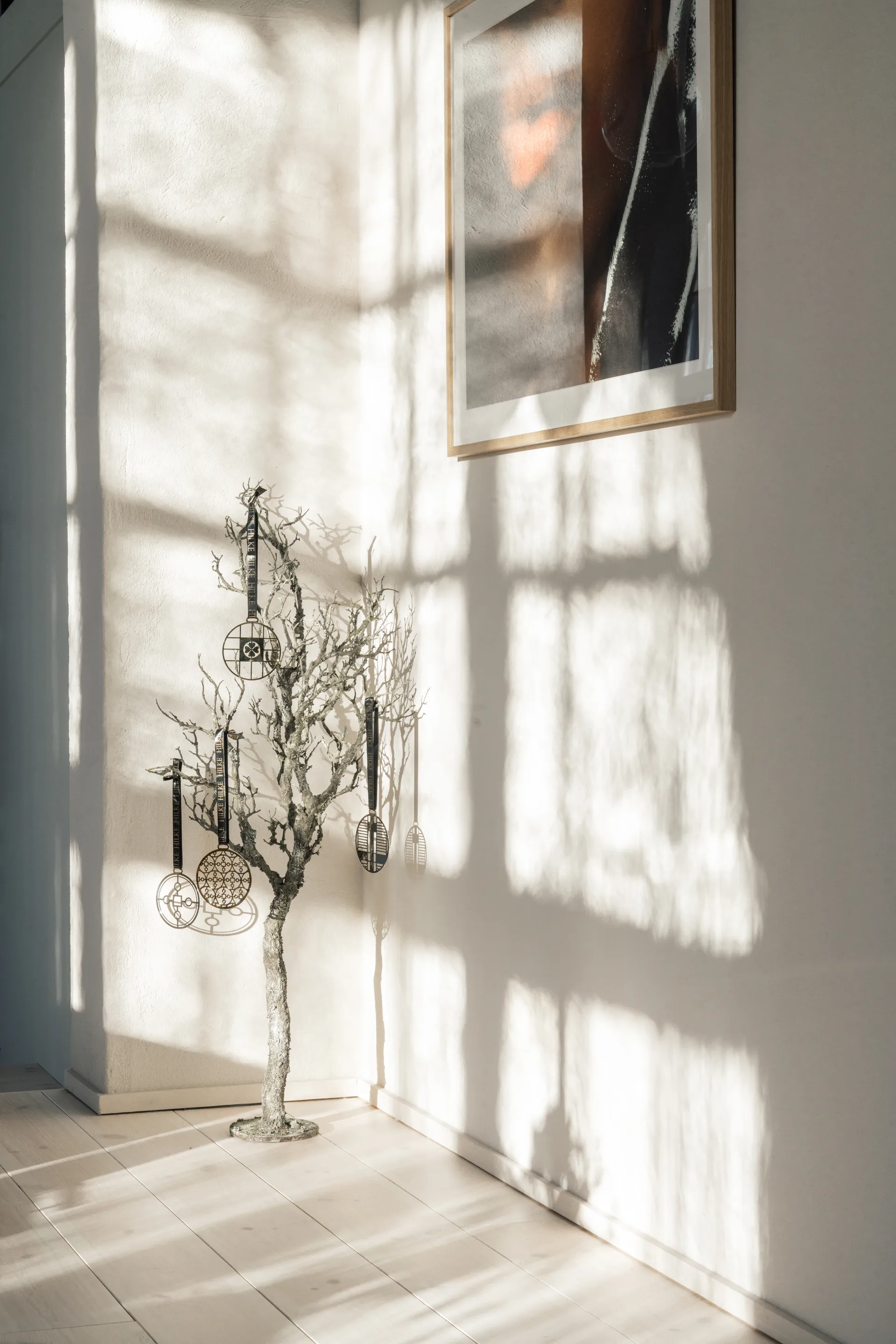 Ozdoba na choinkę Piano, Mosiądz niklowany Hilke Collection