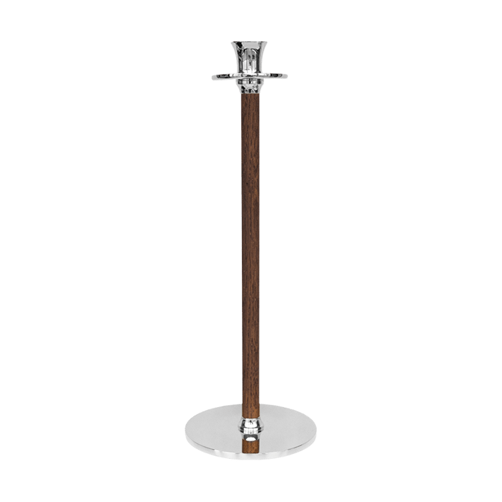 Świecznik Alto Basso 35 cm - Niklowany mosiądz - Hilke Collection