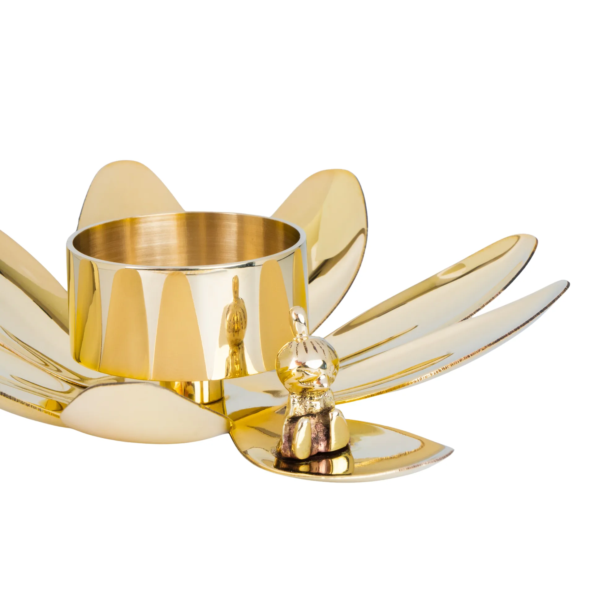 Świecznik Hilke X Mumin Lilla My, Mosiądz Hilke Collection