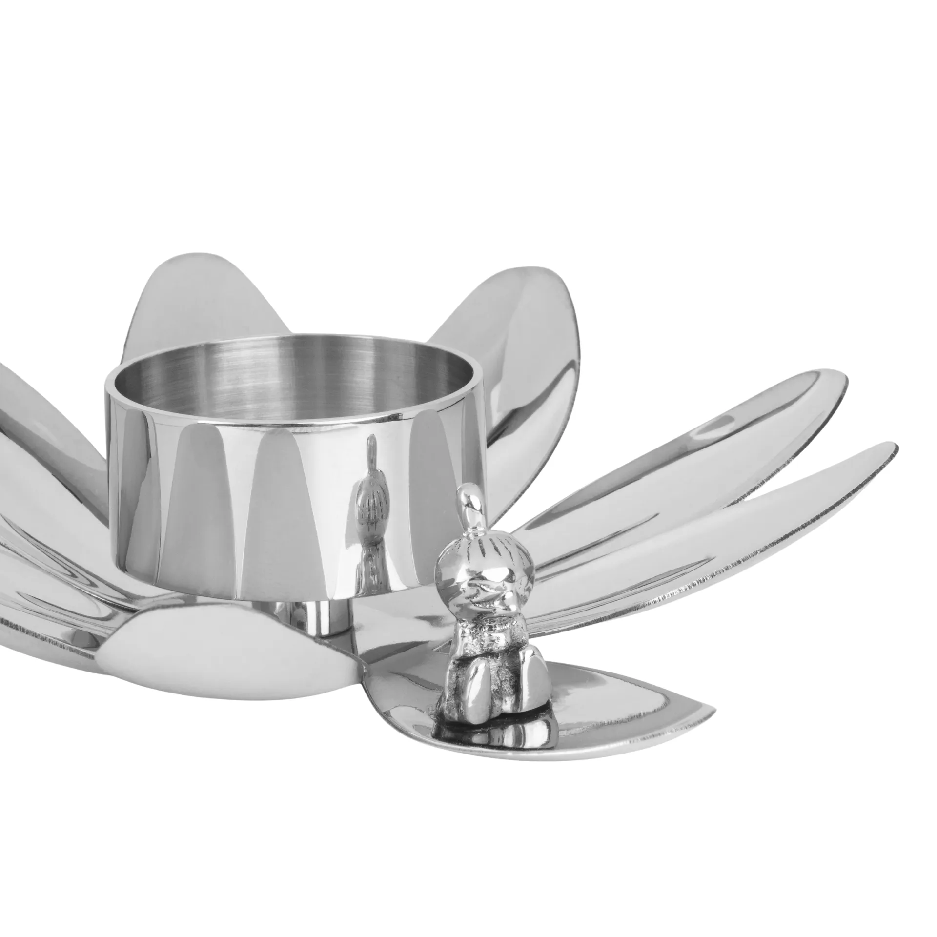 Świecznik Hilke X Mumin Lilla My, Niklowany mosiądz Hilke Collection