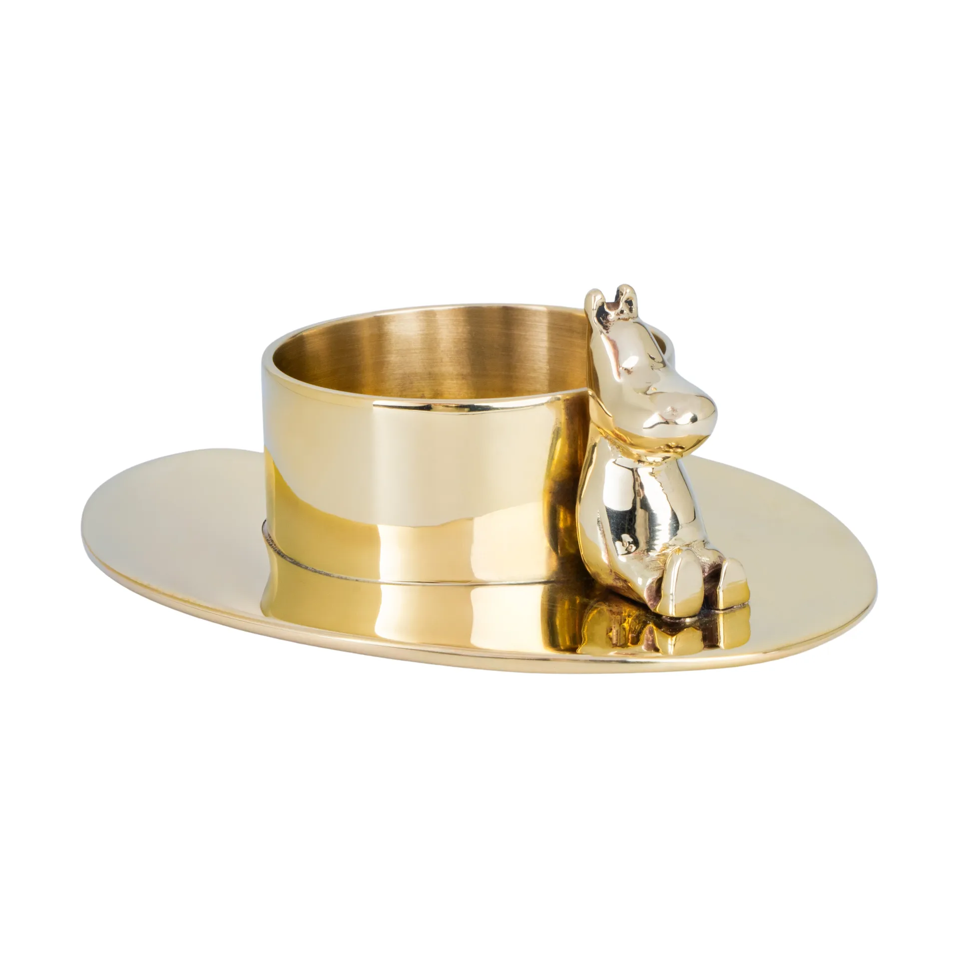 Świecznik Hilke X Mumin No.3, Mosiądz Hilke Collection