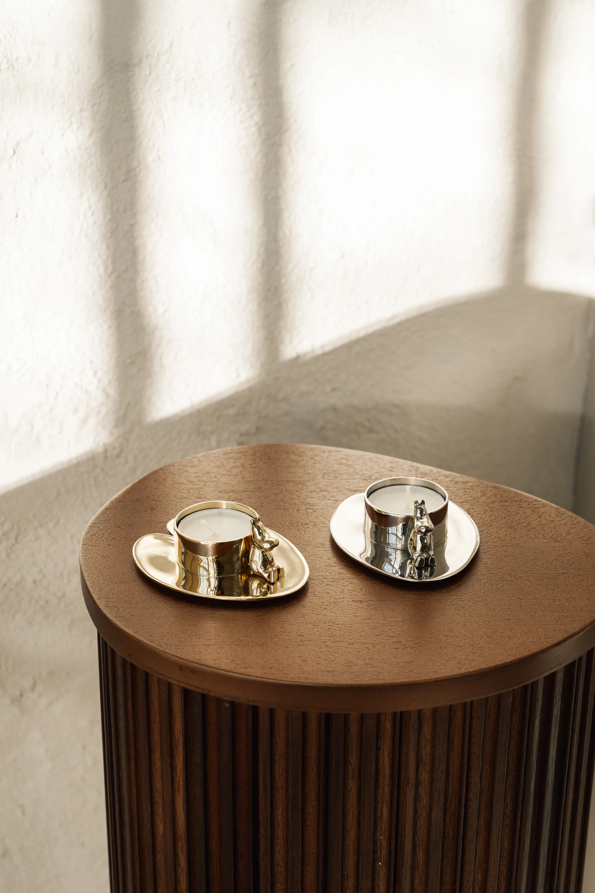 Świecznik Hilke X Mumin No.3, Mosiądz Hilke Collection