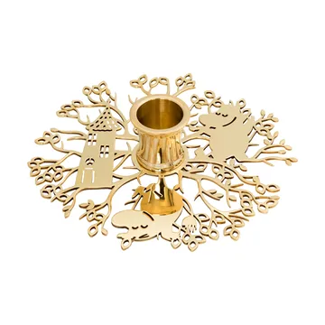 Świecznik Hilke X Muminki Nr 1 - Mosiądz - Hilke Collection