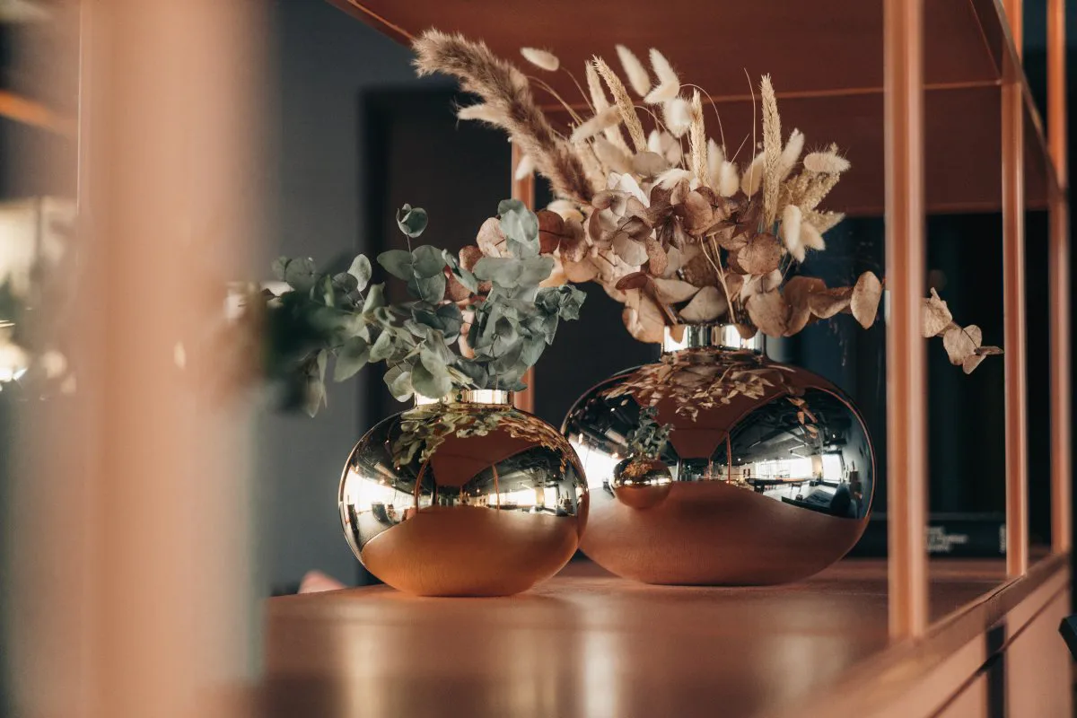 Wazon Amico Ø20 cm, Lity mosiądz Hilke Collection