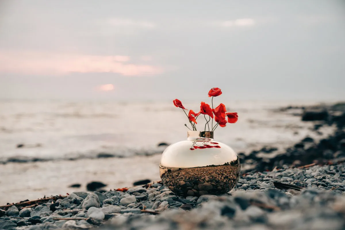 Wazon Amico Ø29 cm, Lity mosiądz Hilke Collection