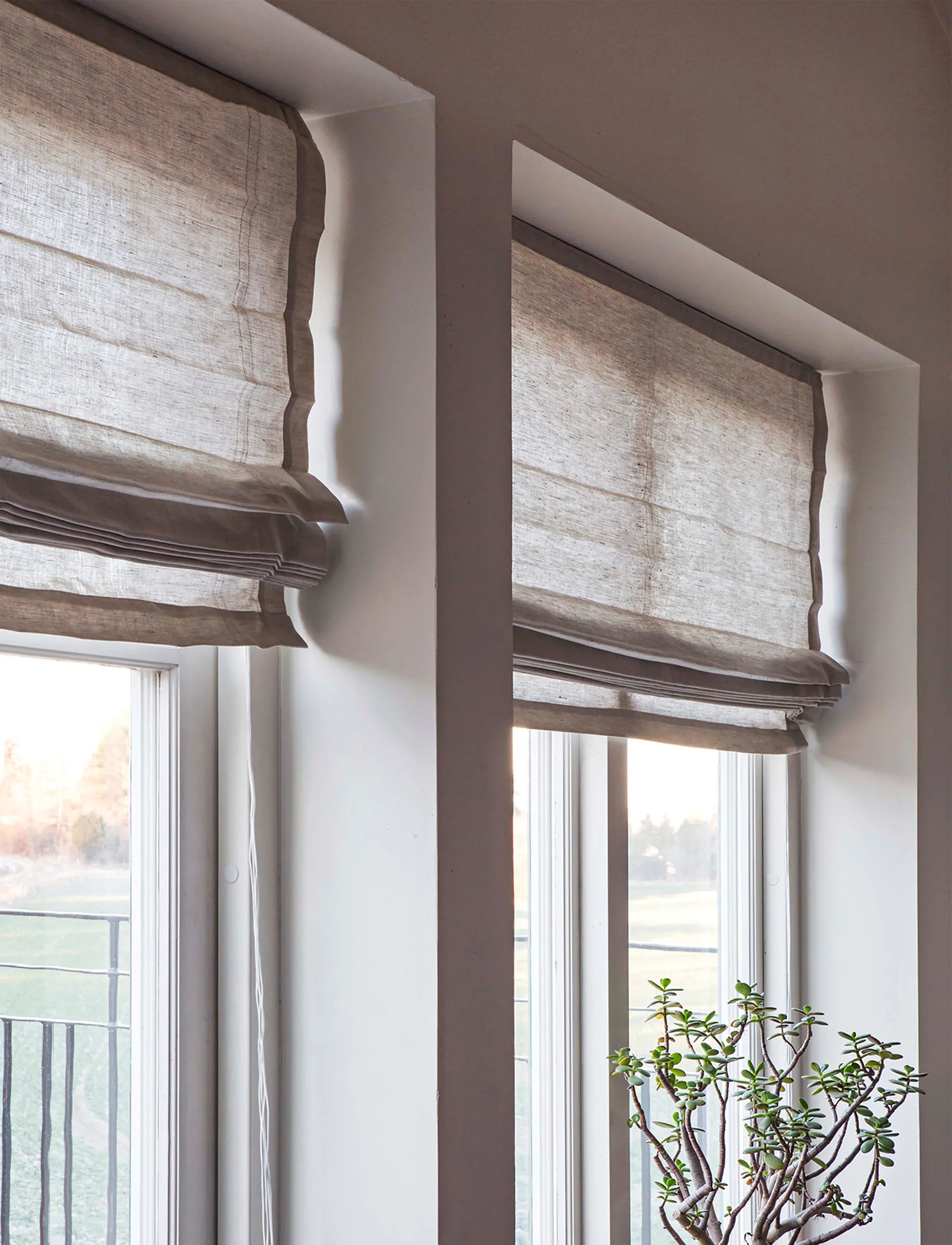 Ebba firana podnoszona 130x180 cm, Naturalne Himla