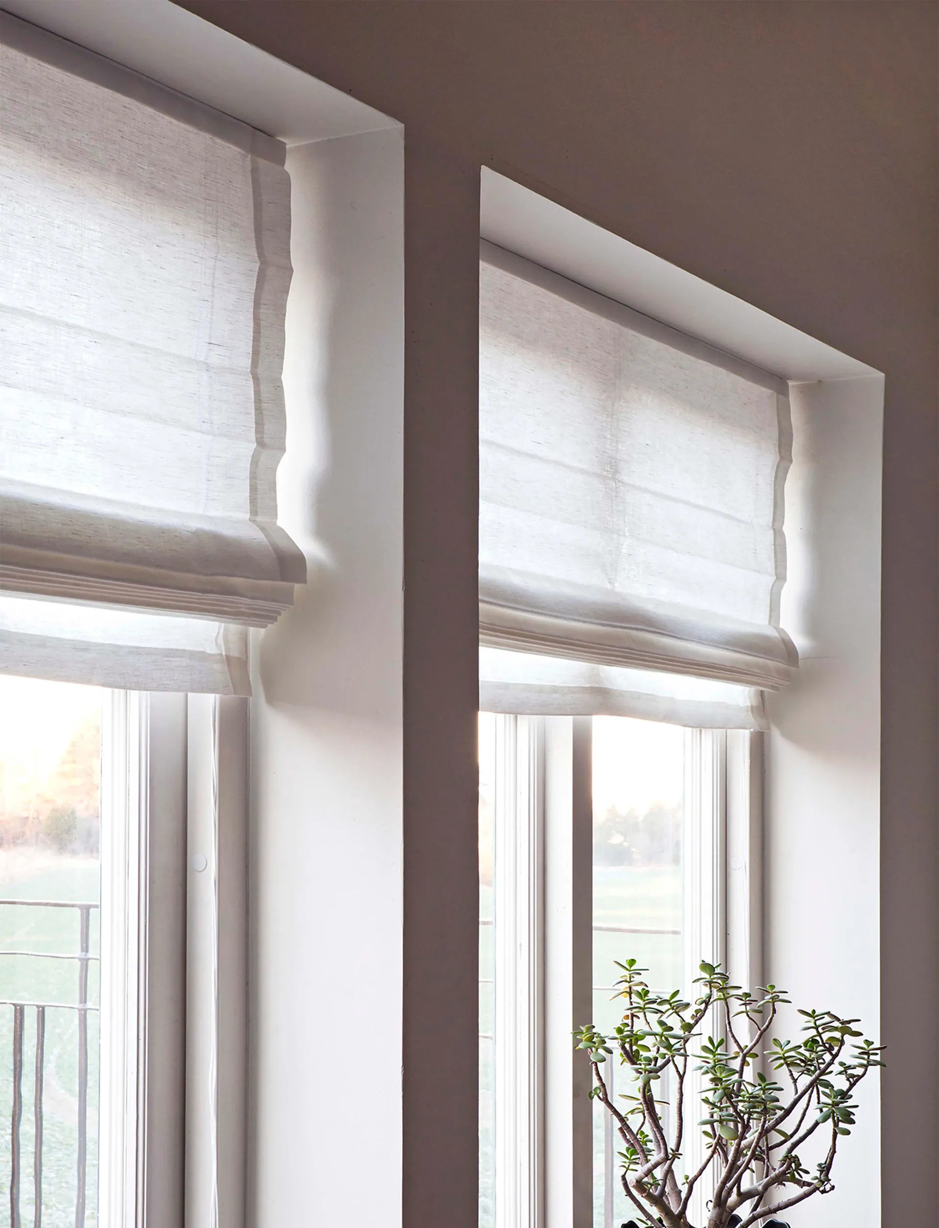 Ebba firanka podnoszona 90x180 cm, Biały Himla