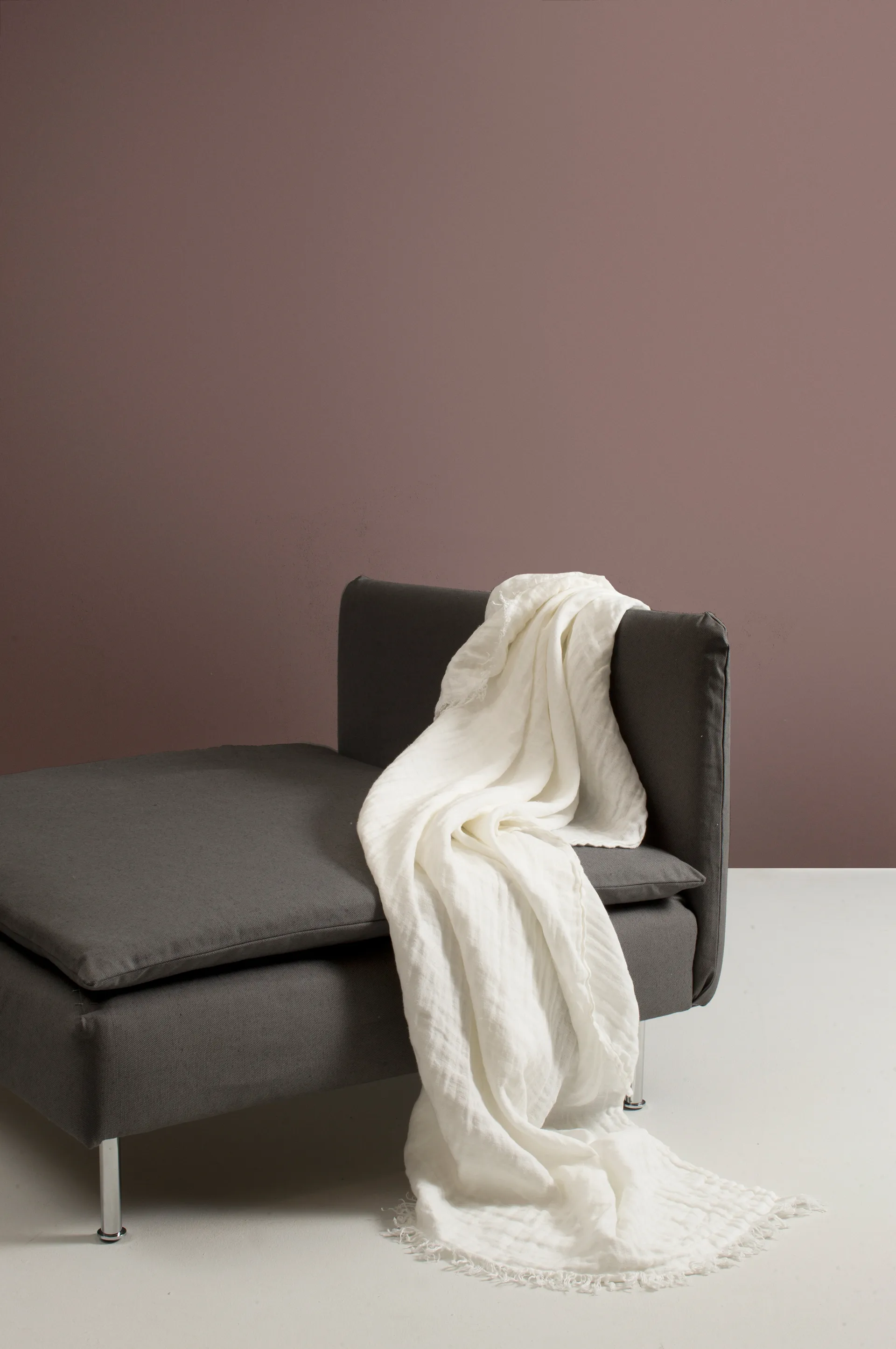 Hannelin koc 130x170 cm, Biało-biały Himla