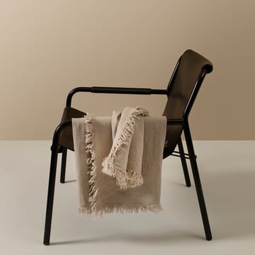 Merlin pled lniany 130x170 cm - Naturalny (beżowy) - Himla