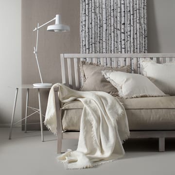 Merlin pled lniany 130x170 cm - Off-white (biały) - Himla
