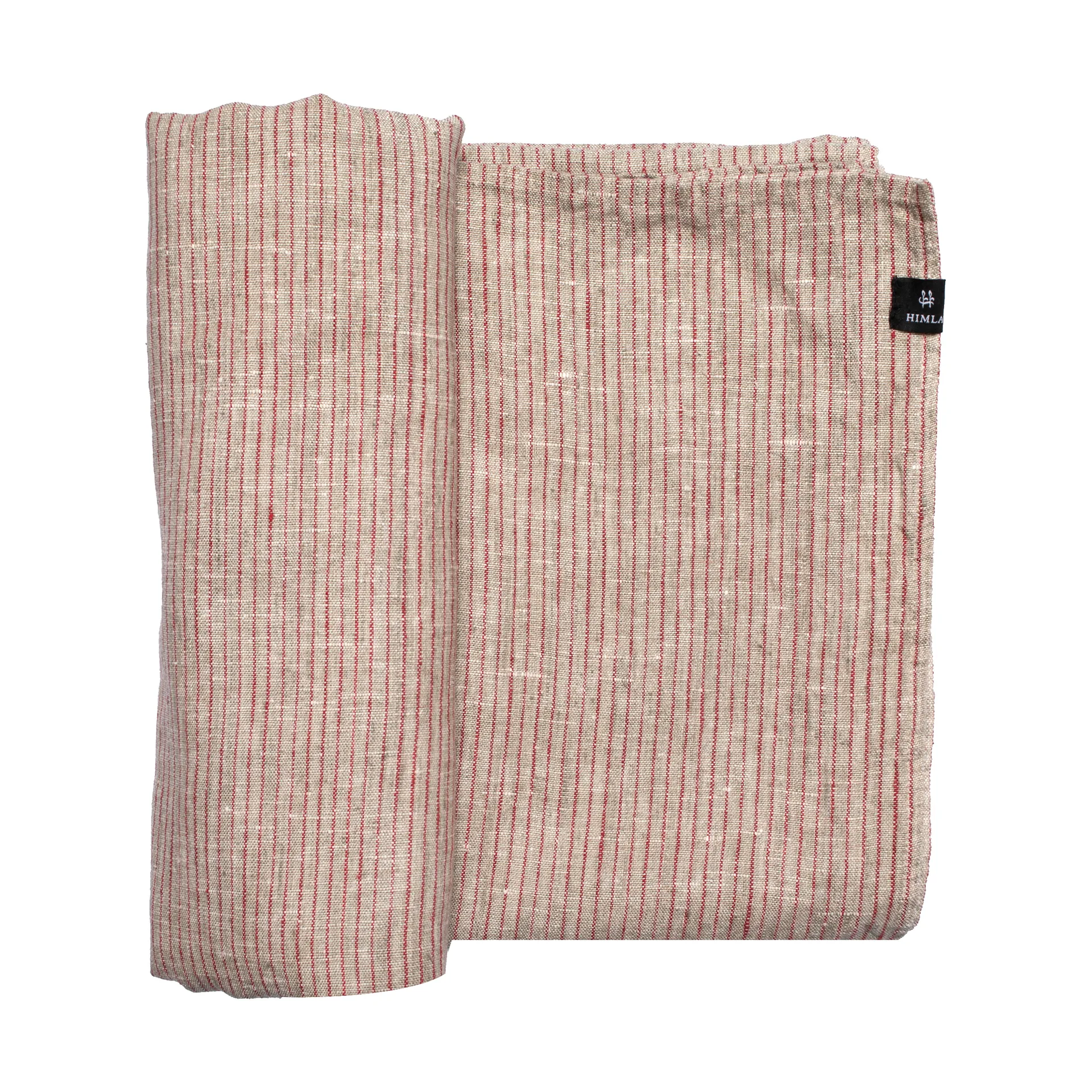 Obrus Linus 145x330 cm, True red-natural Himla