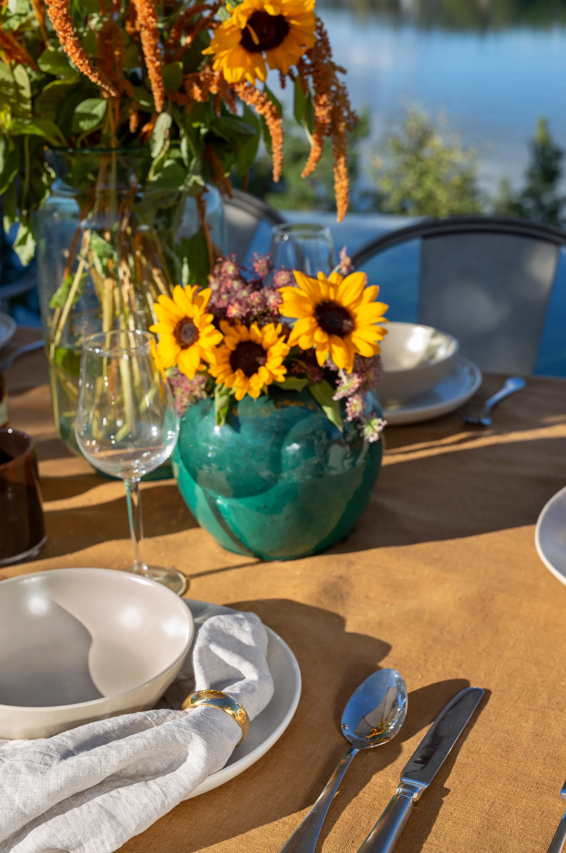 Obrus Sunshine 145x330 cm, Seaweed Himla