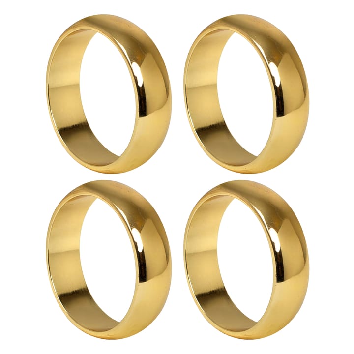 Pierścień na serwetki Monako Ø4 cm 4-pak - Brass - Himla