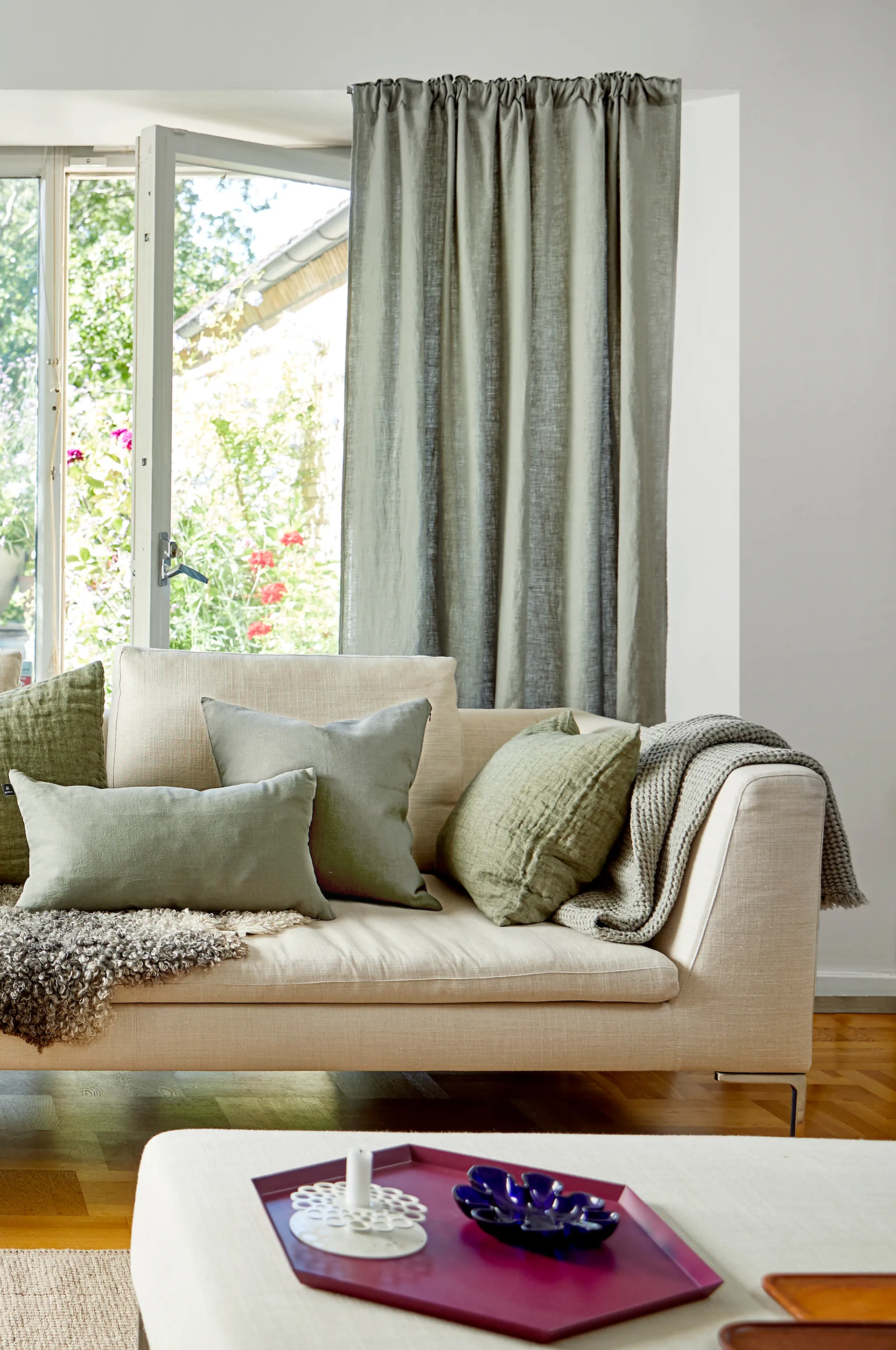 Poszewka na poduszkę Sunrise 50x50 cm, Sage Himla