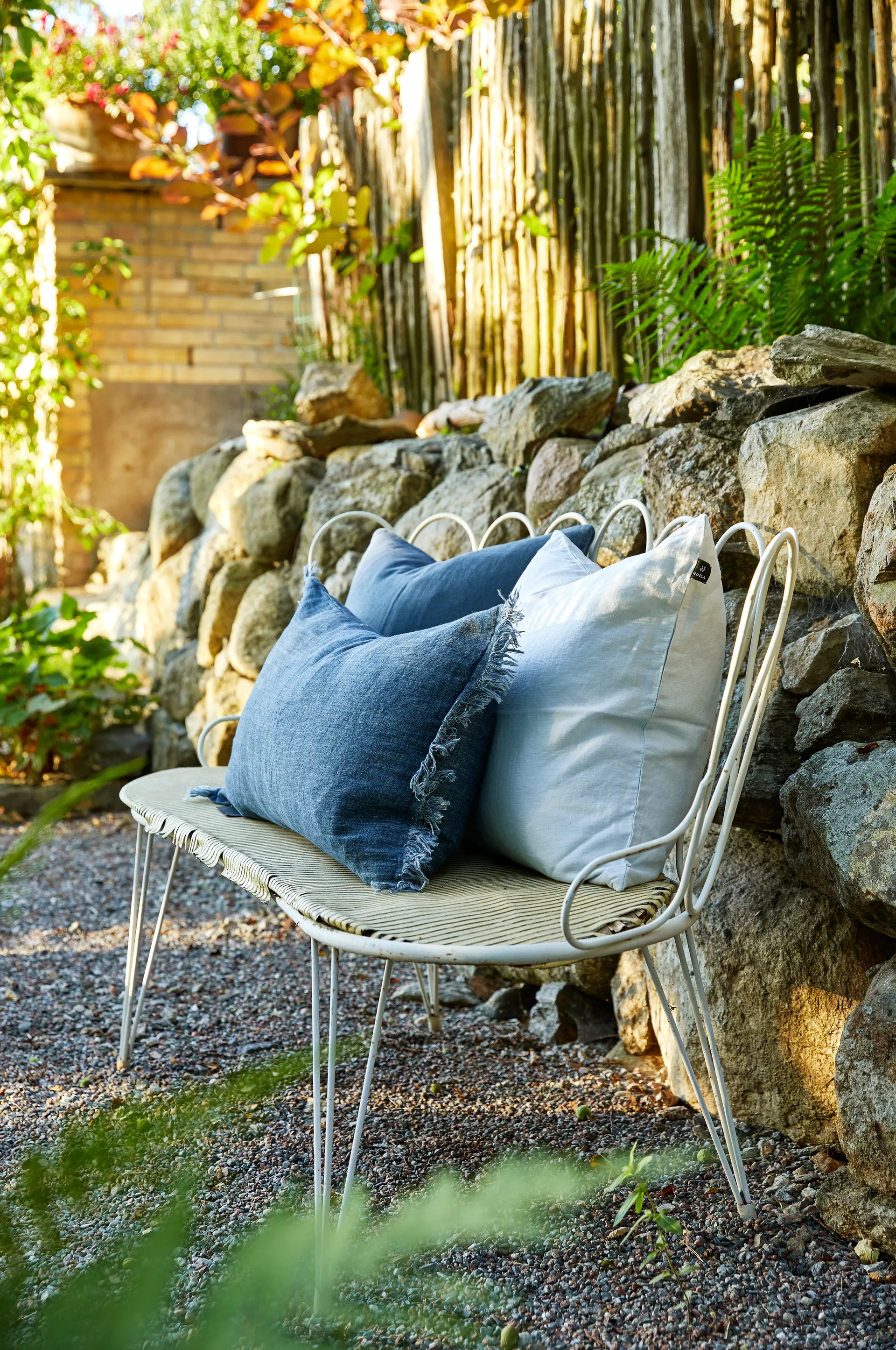 Poszewka na poduszkę Sunrise 50x50 cm, Silence (niebieski) Himla