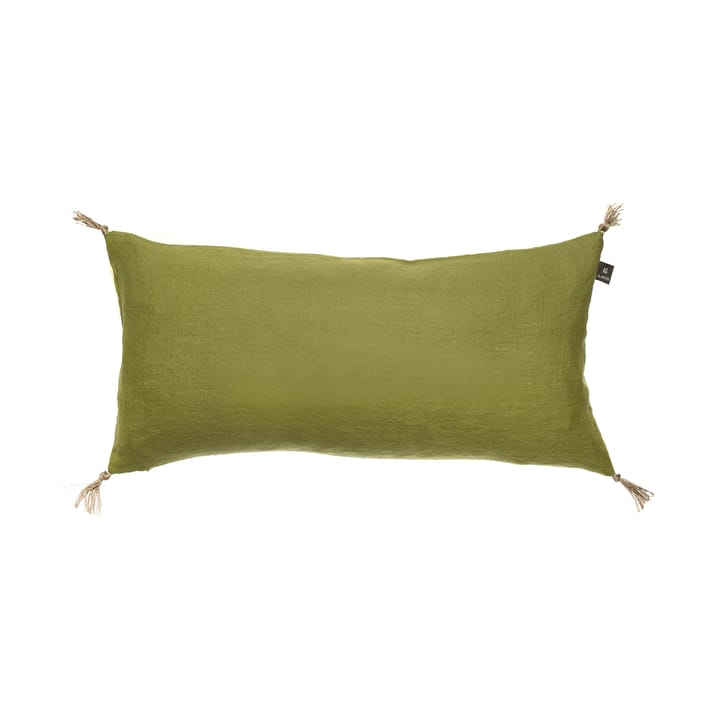 Poszewka na poduszkę Sunshine z frędzlami 30x60 cm - Greenery - Himla