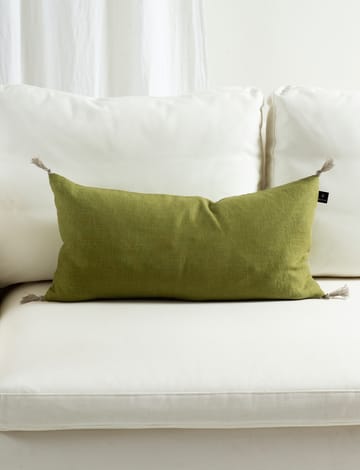 Poszewka na poduszkę Sunshine z frędzlami 30x60 cm - Greenery - Himla