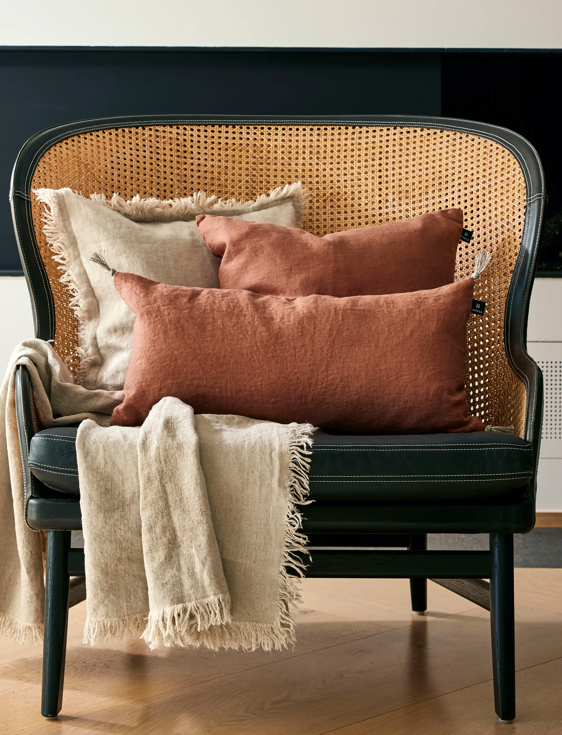 Poszewka na poduszkę Sunshine z frędzlami 30x60 cm, Grounded Himla