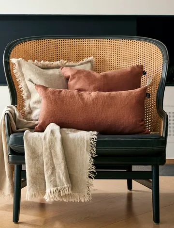 Poszewka na poduszkę Sunshine z frędzlami 30x60 cm - Grounded - Himla